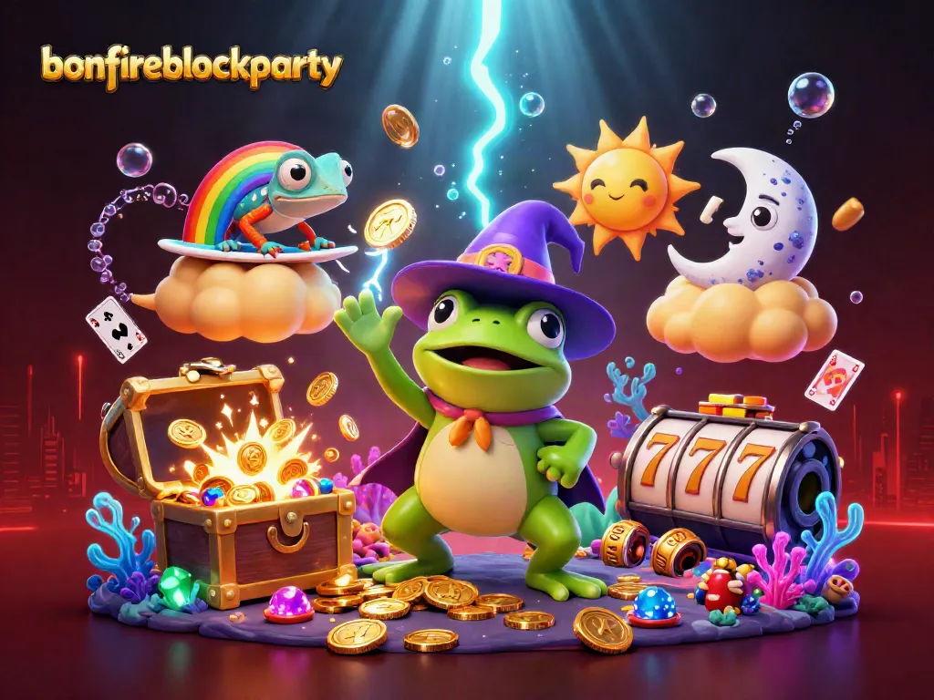 Experience the excitement of bonfireblockparty with lively casino action and vibrant 3D characters.